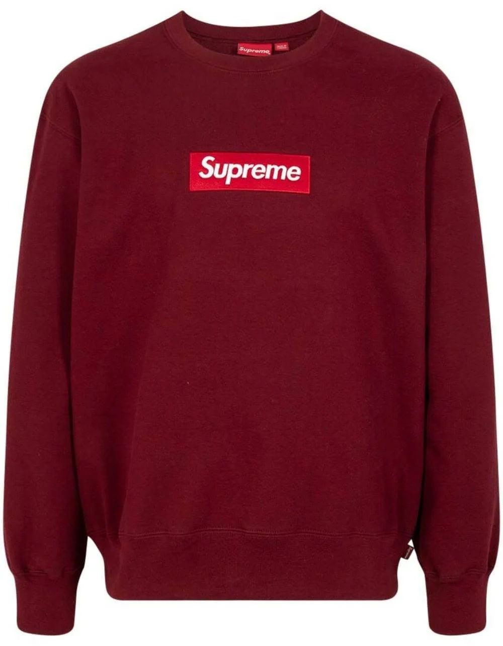 Supreme Box Logo Crewneck "Maroon"