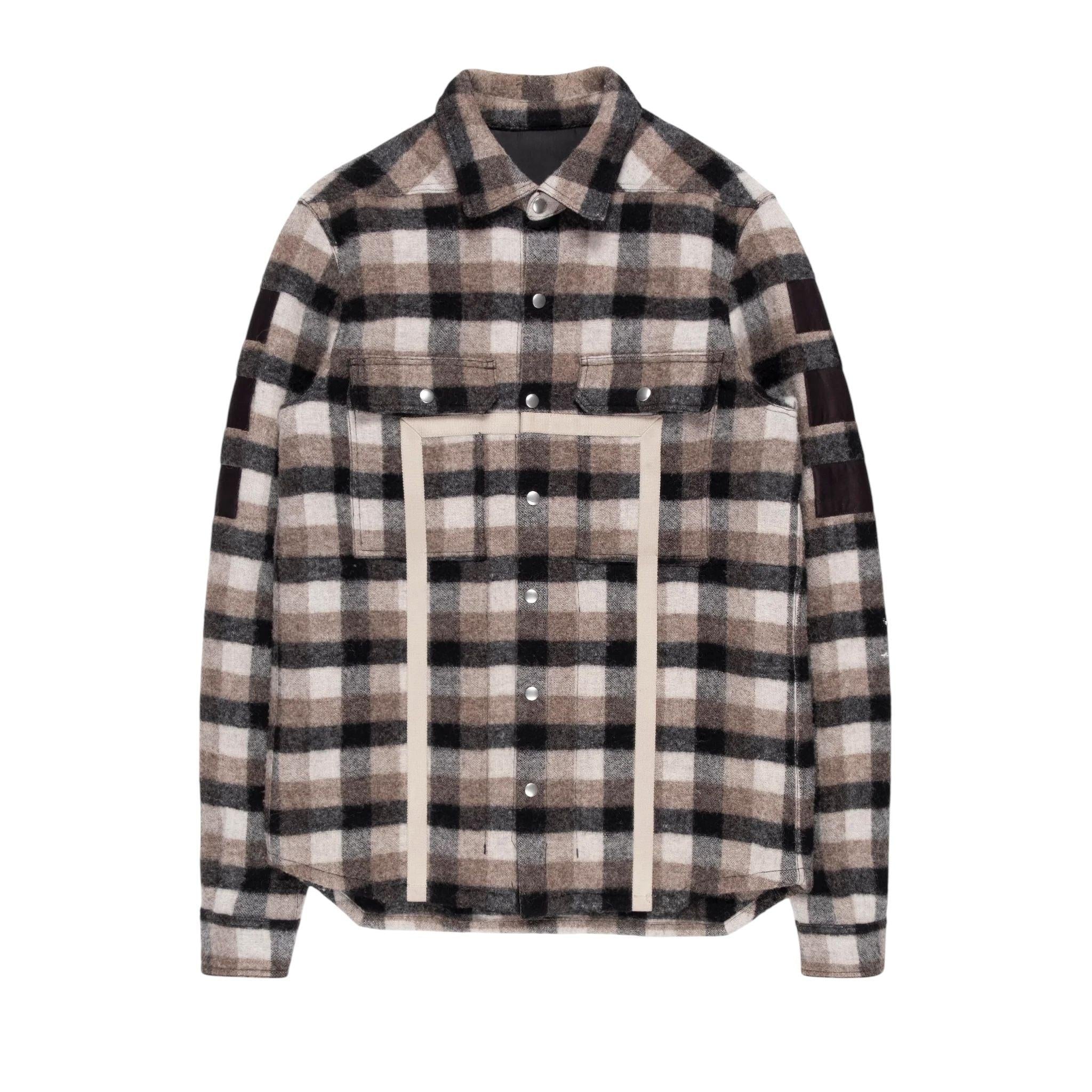 Rick Owens Larry Wool Overshirt - Lightly Worn