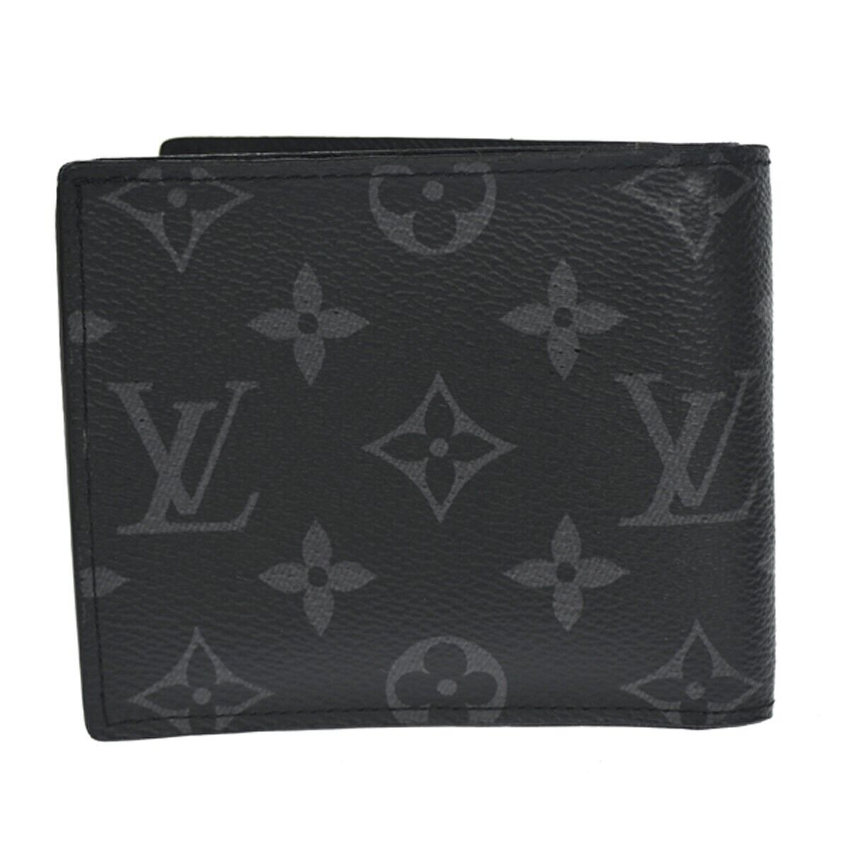 Louis Vuitton Monogram Bi Fold Wallet "Black" - Like New