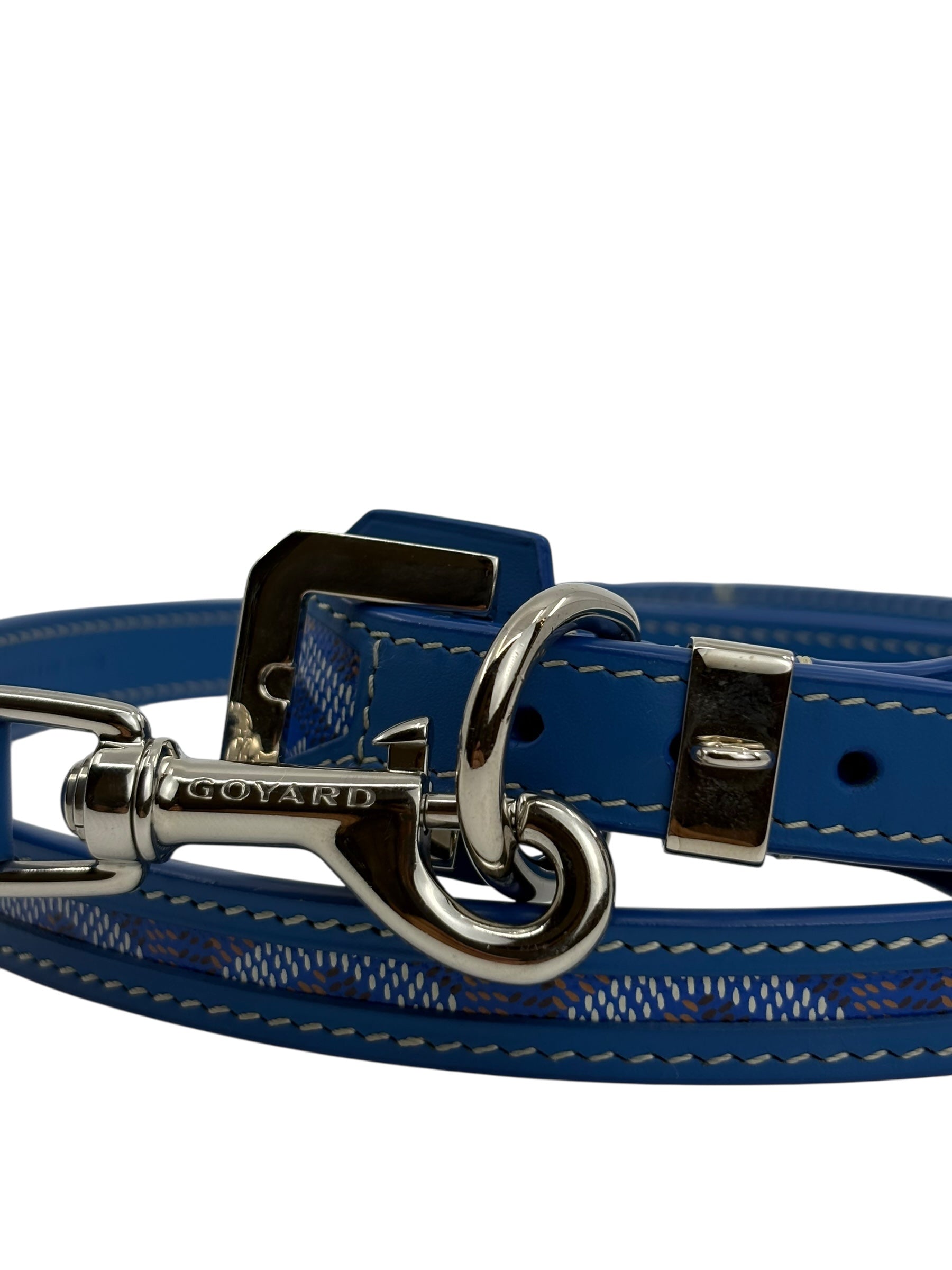Goyard Dog Collar &quot;Blue&quot; - Like New