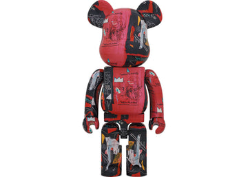 Bearbrick Andy Warhol x JEAN-MICHEL BASQUIAT #1 1000%