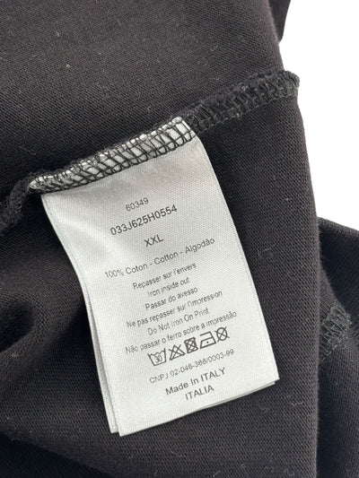 Dior Sticthed Chest Script Logo Tee - Lightly Worn