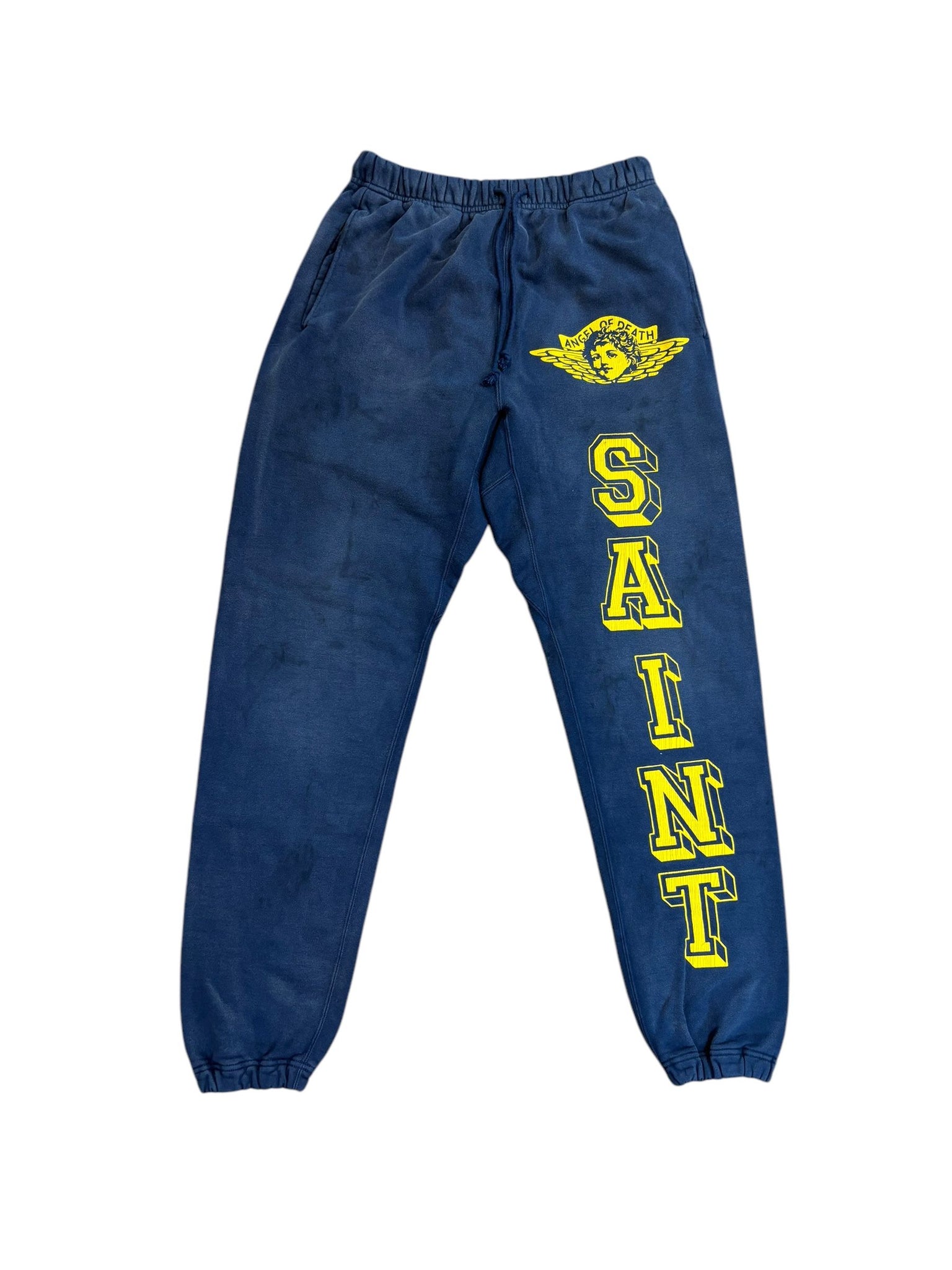 Saint Michael Angel Of Death Sweatpants "Navy"