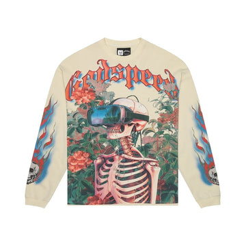 Godspeed Vision Flowers Longsleeve Tee "Cream"