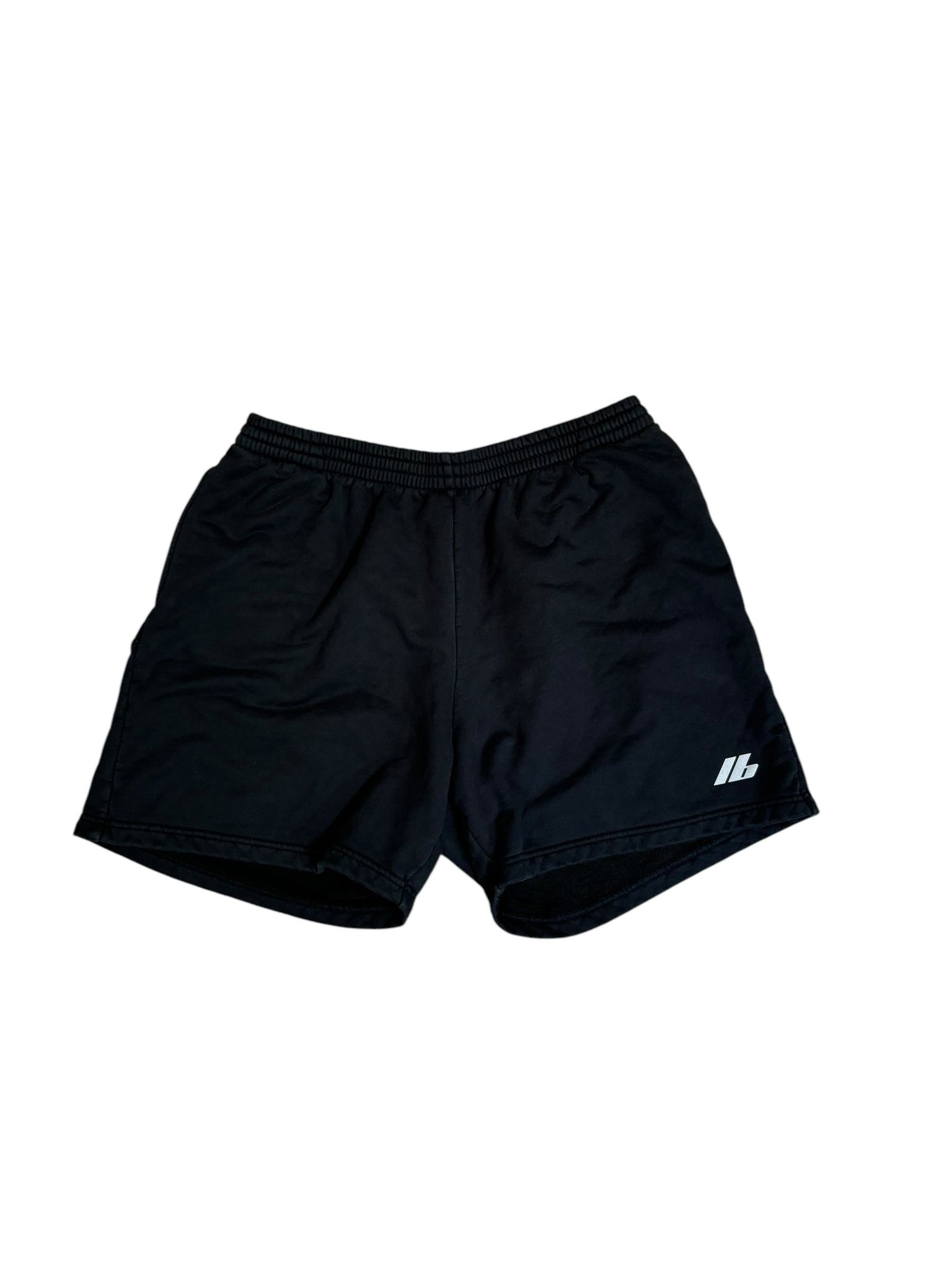 Balenciaga Sporty Logo Sweatshorts "Black"