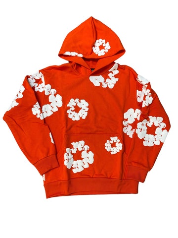 Denim Tears Cotton Wreath Hoodie "Orange"