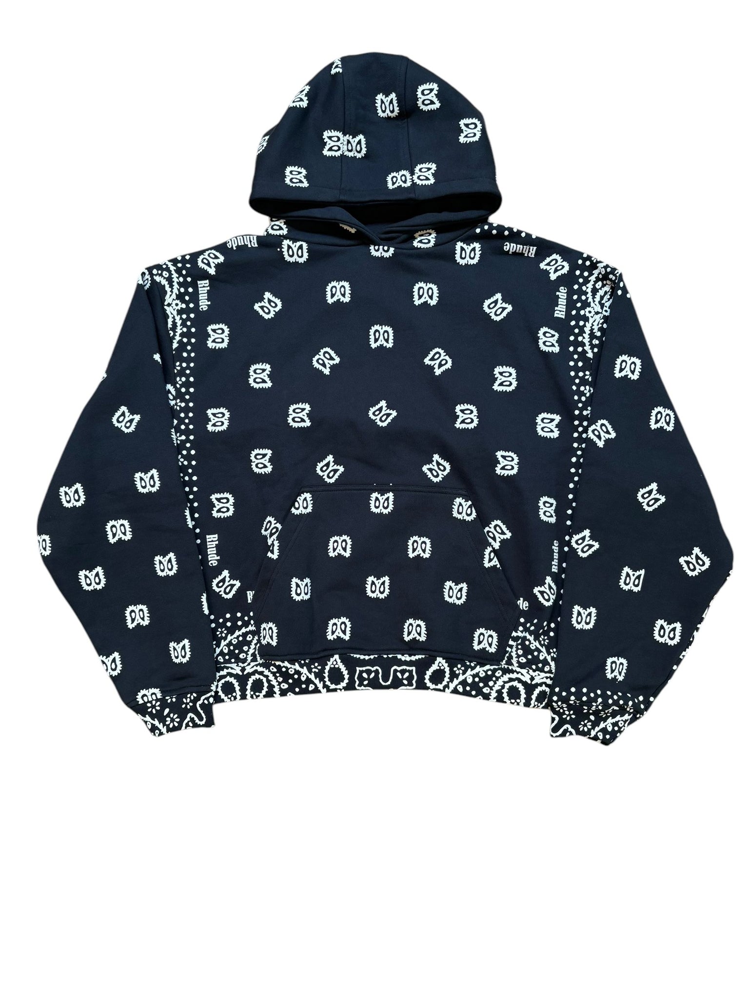 Rhude Bandana Hoodie "Black"