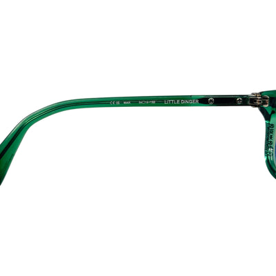 Chrome Hearts Little Dinger Glasses Green Frames - Like New
