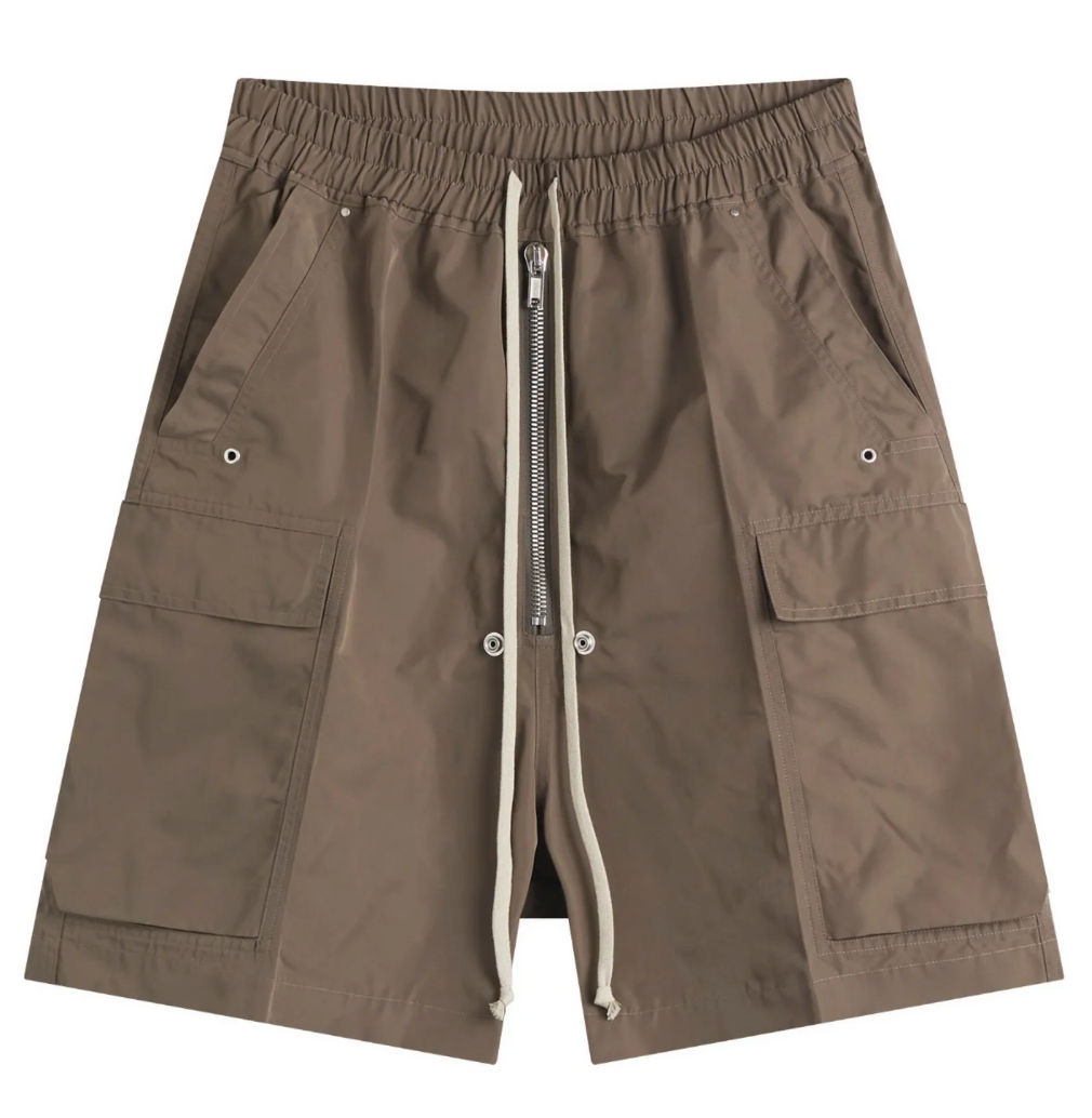 Rick Owens Cargo Pod Shorts "Dark Dust" - Lightly Worn