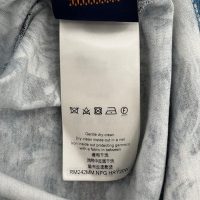 Louis Vuitton Blue Surf Print T-Shirt - Lightly Worn