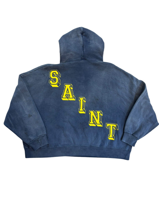 Saint Michael Angel Of Death Hoodie "Navy"