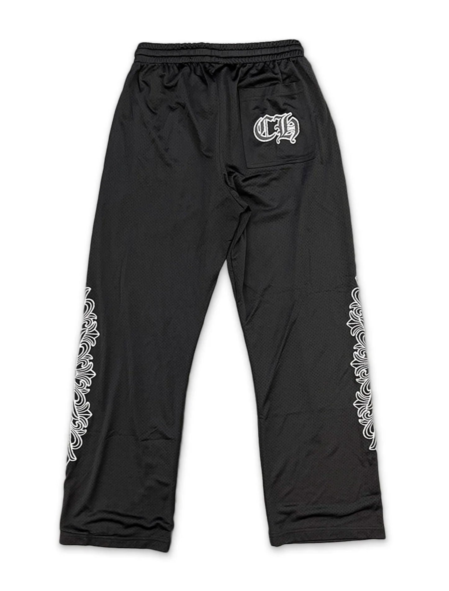 Chrome Hearts Mesh Varsity Pants Black