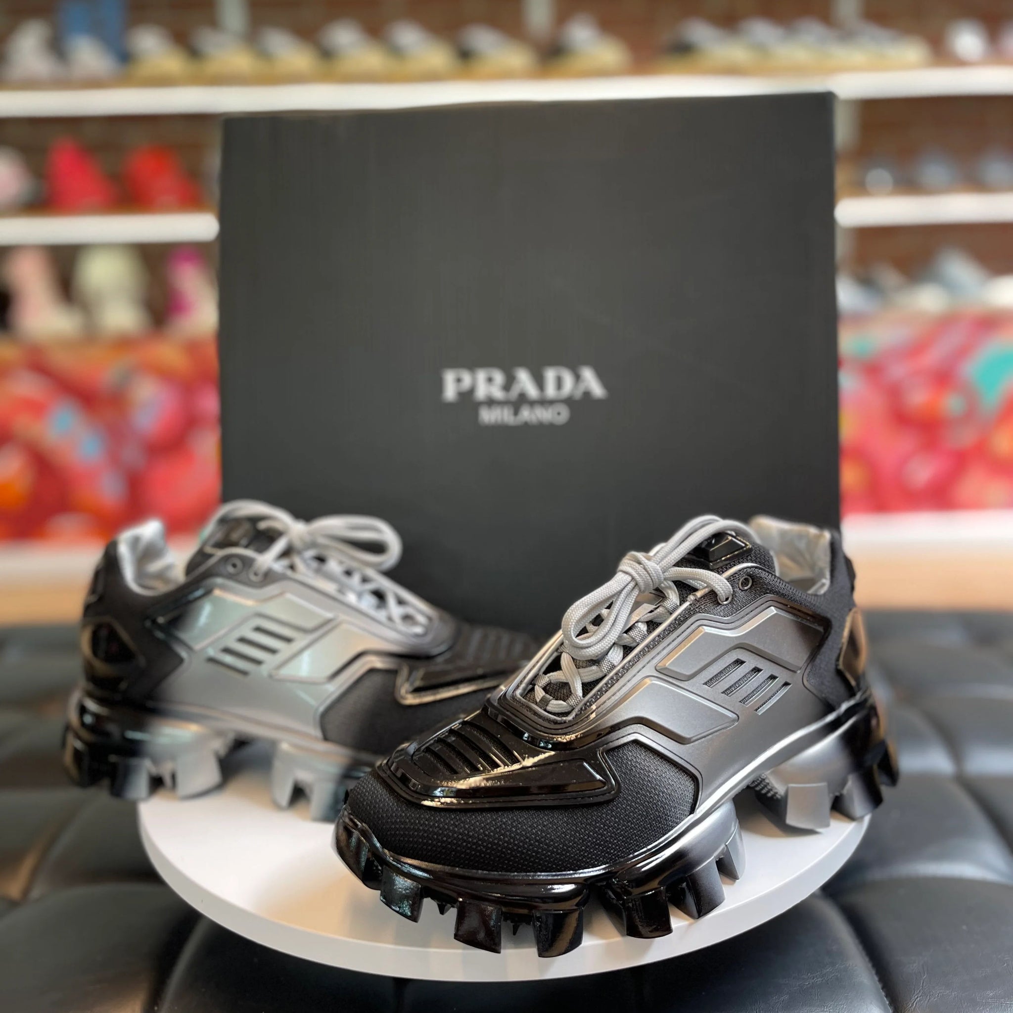 Prada Cloudbust Sneaker "Grey/Black"