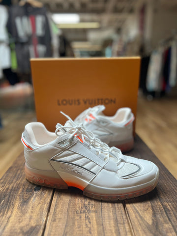 Louis Vuitton Trainer "Light Grey/Orange"