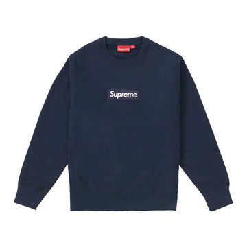 Supreme Box Logo Crewneck (FW18) Navy