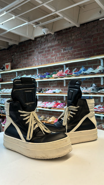 Rick Owens Double Bumper Geobaskets "Black" - Lightly Worn