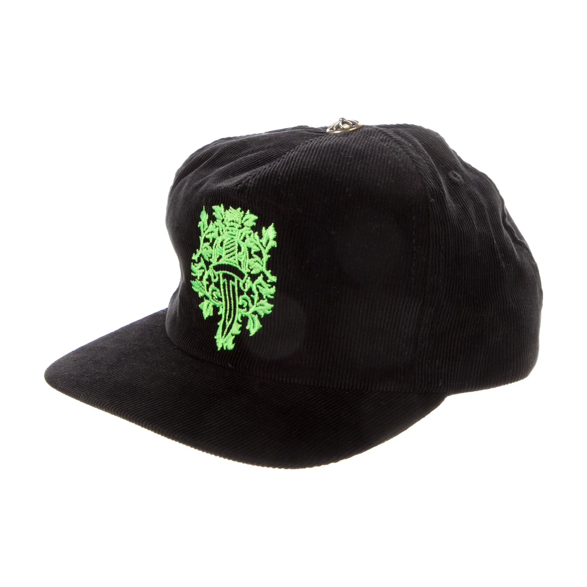 Chrome Hearts Green Dagger Corduroy Hat