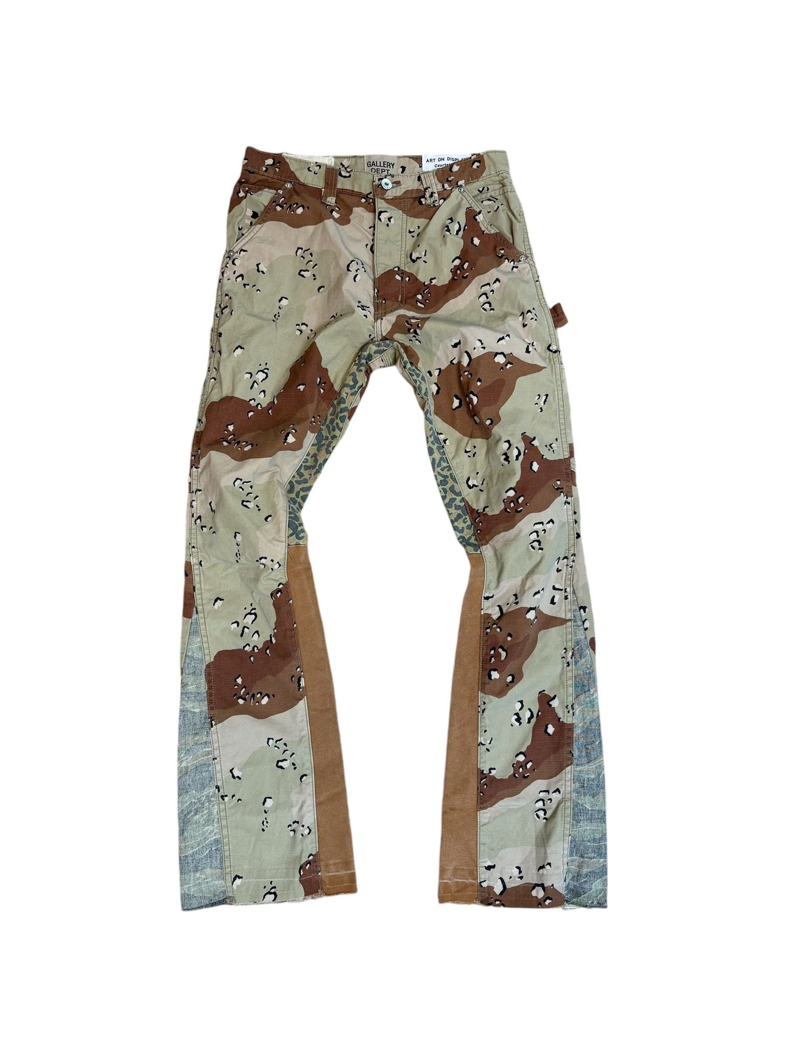 Gallery Department Desert Camo Flare Pants - Lightly Worn