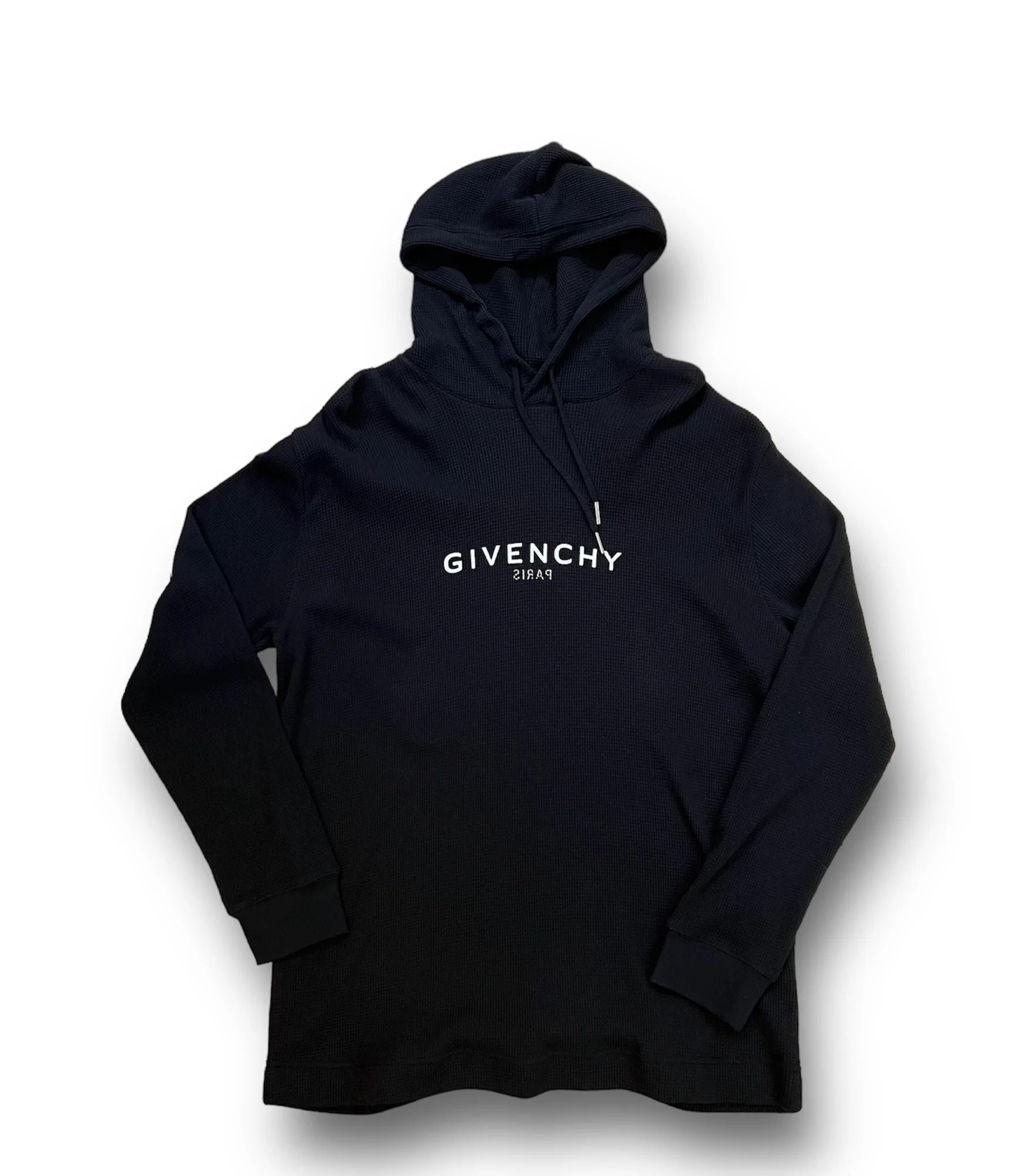 Givenchy Reversed Logo Hoodie "Black"