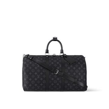 Louis Vuitton Keepall Bandoulière 55 Duffle "Balck - Lightly Worn