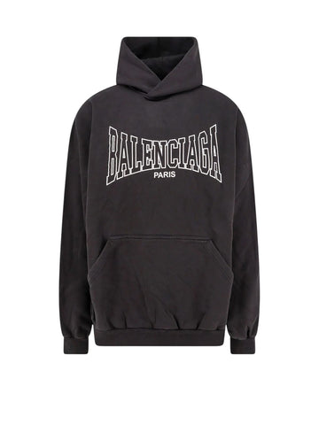 Balenciaga Hoodie Paris "Washed Grey"