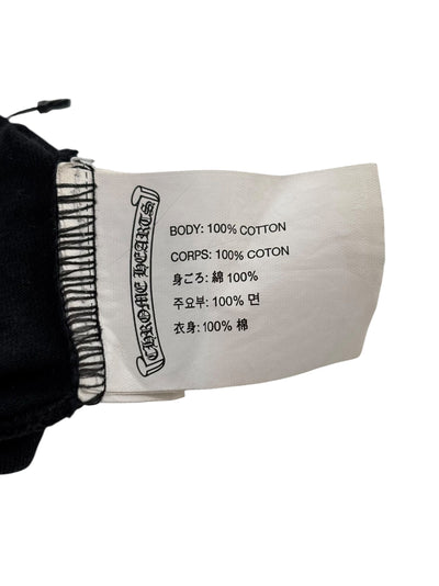 Chrome Hearts Cemetery Cross Logo Tee Black - Lightly Worn