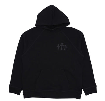 Chrome Hearts Nylon Triple Cross CH Logo Hoodie Black