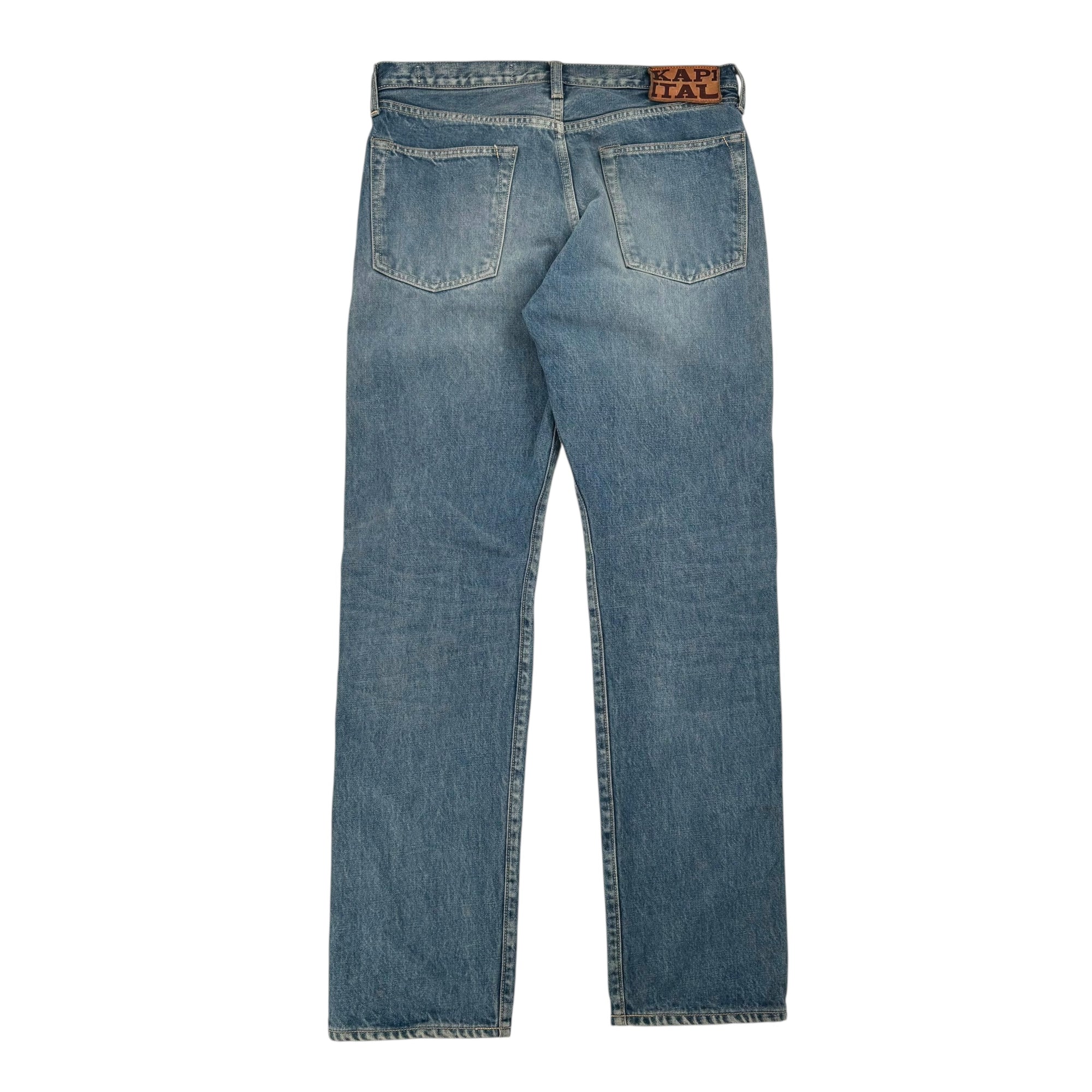 Kapital 14 Oz Denim 5P Monkey Cisco Gemstone Pants Indigo