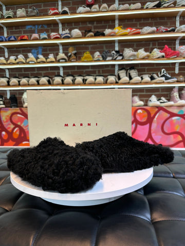 Marni Fussbet Curly Slide "Black"