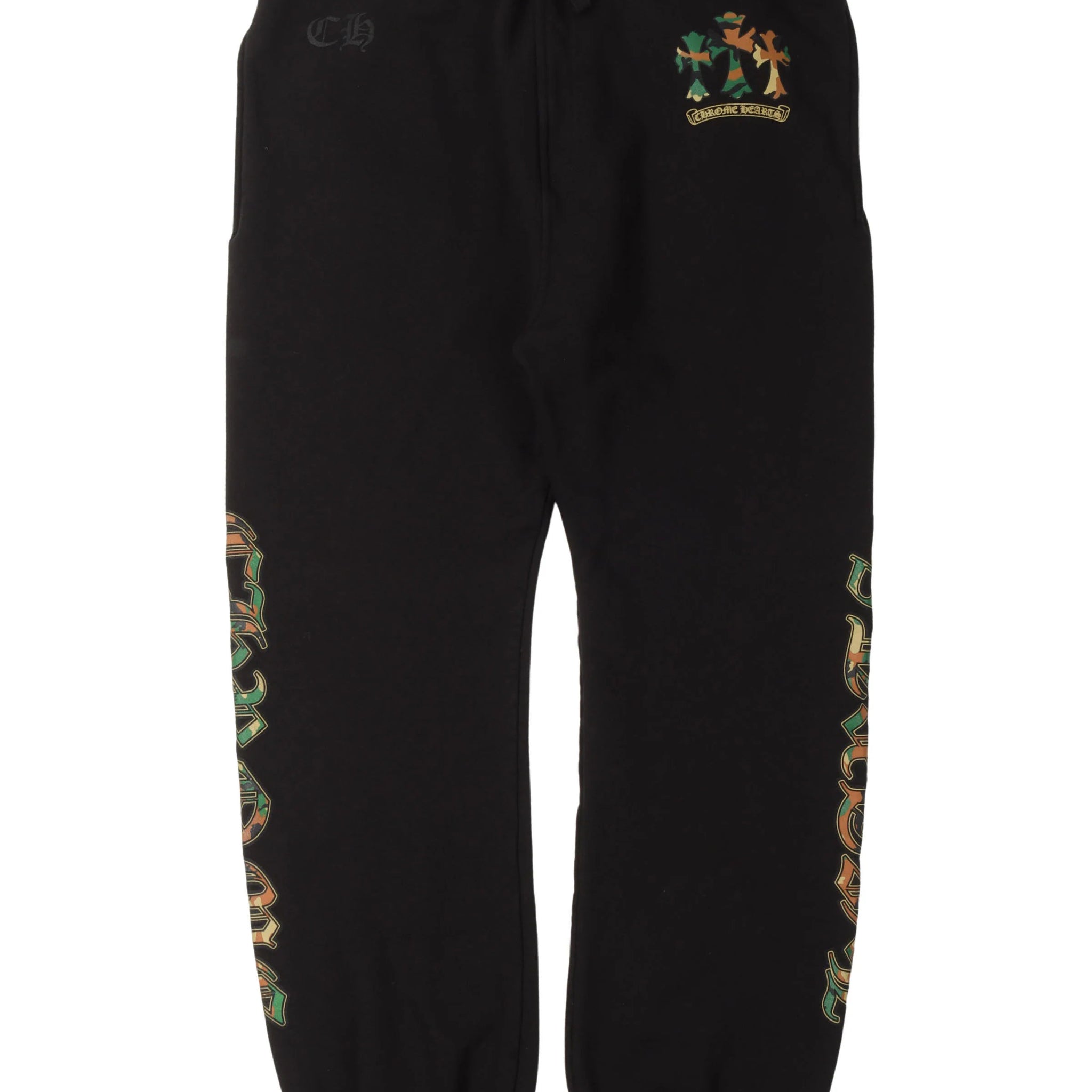 Chrome Hearts Camo Cemetery Cross Sweatpants "Black"