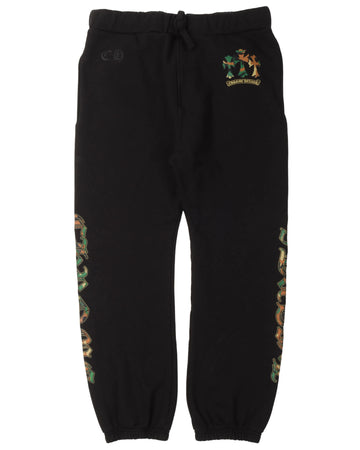 Chrome Hearts Camo Cemetery Cross Sweatpants "Black"