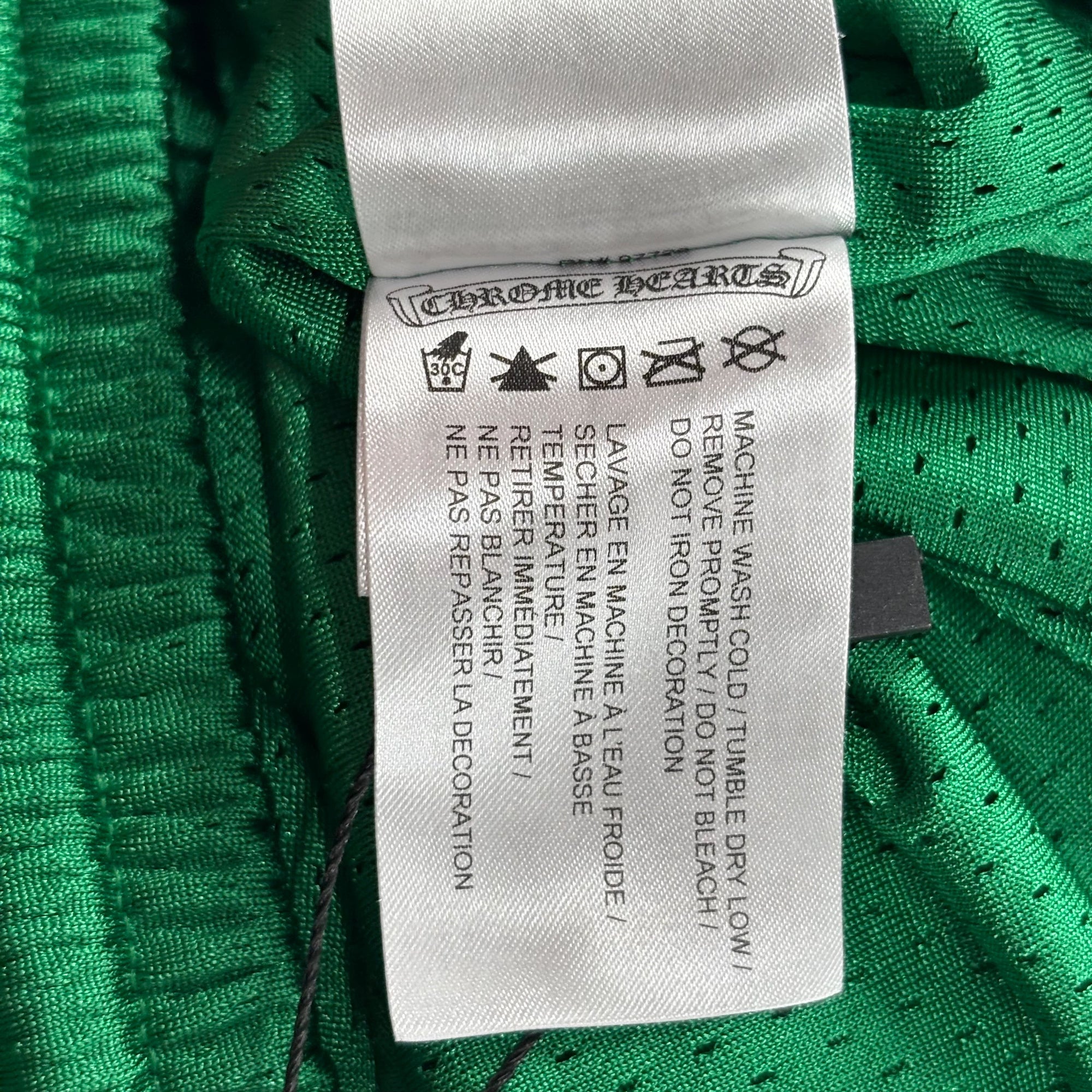 Chrome Hearts Mesh Shorts "Green" - Lightly Worn