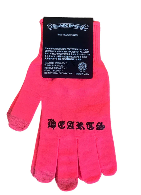 Chrome Hearts Gloves "Pink"