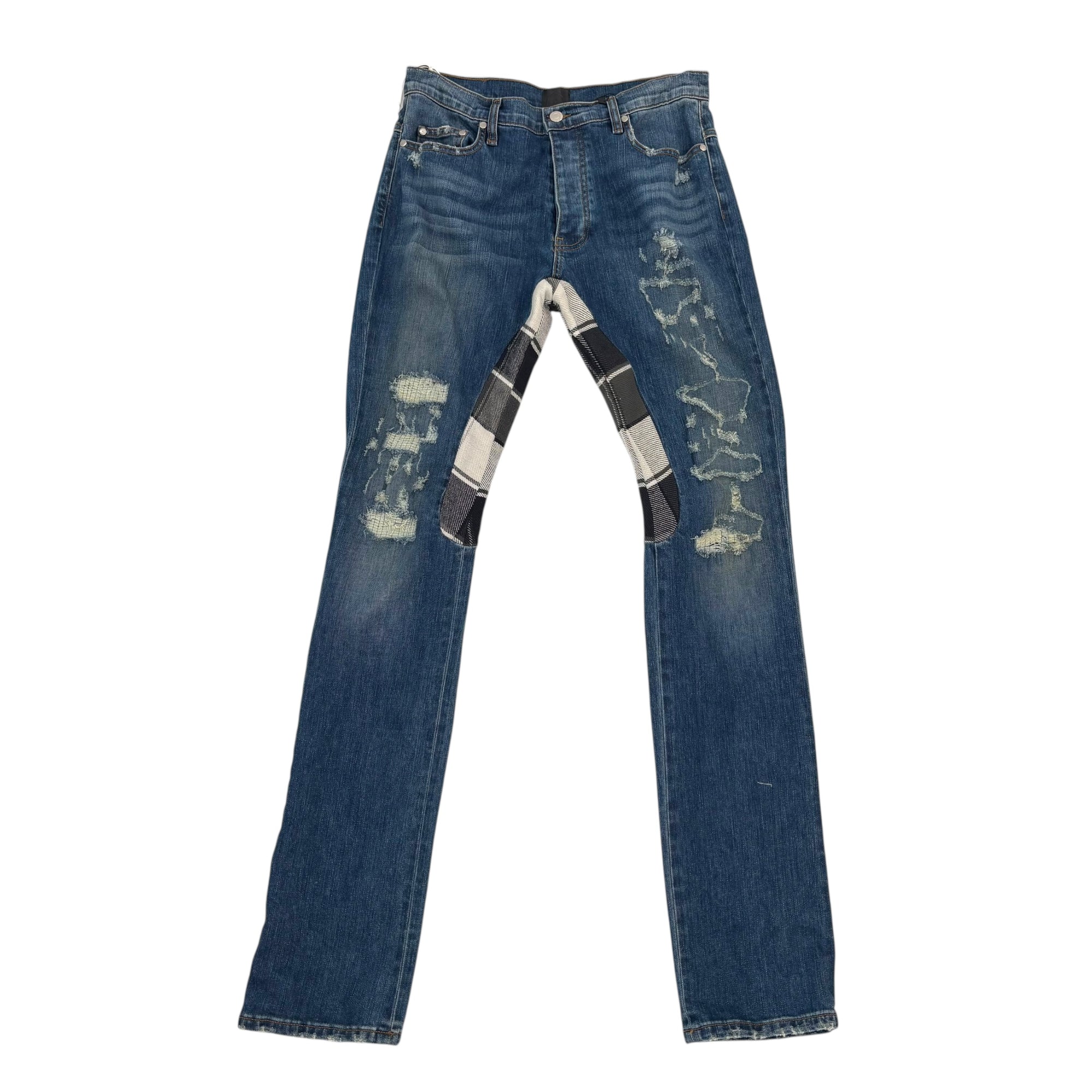 Alchemist Jeans &quot;Dark Wash/Plaid Patch&quot;