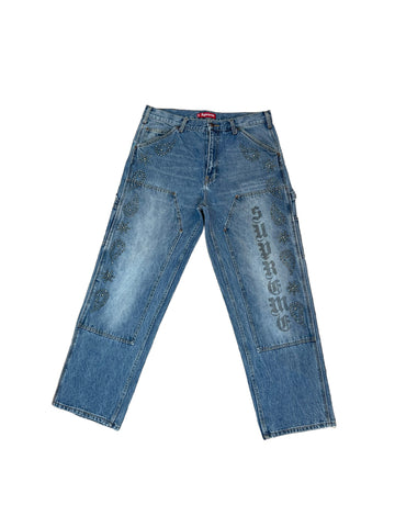 Supreme Carpenter Beaded Jeans "Light Wash" (Pre-Owned)