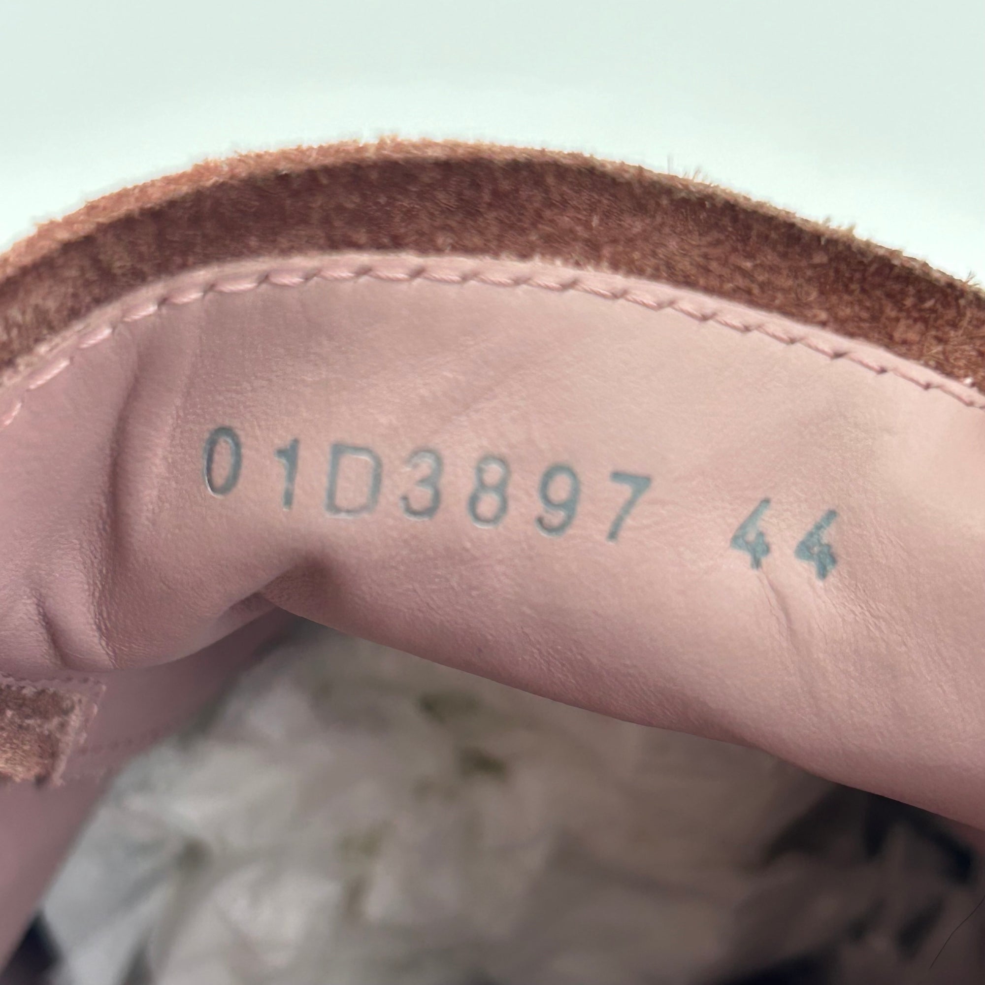Rick Owens Lido Vintage Suede Dusty Pink Milk SS24 - Lightly Worn