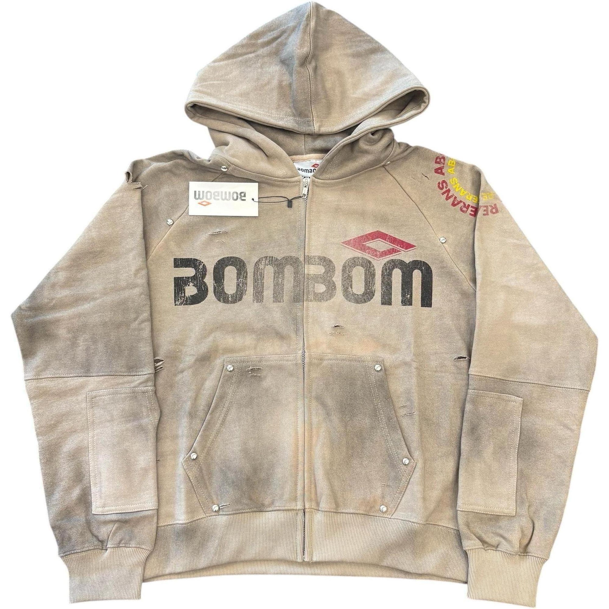 Abominable Bom Bom Zip Up &#39;Tan&#39;