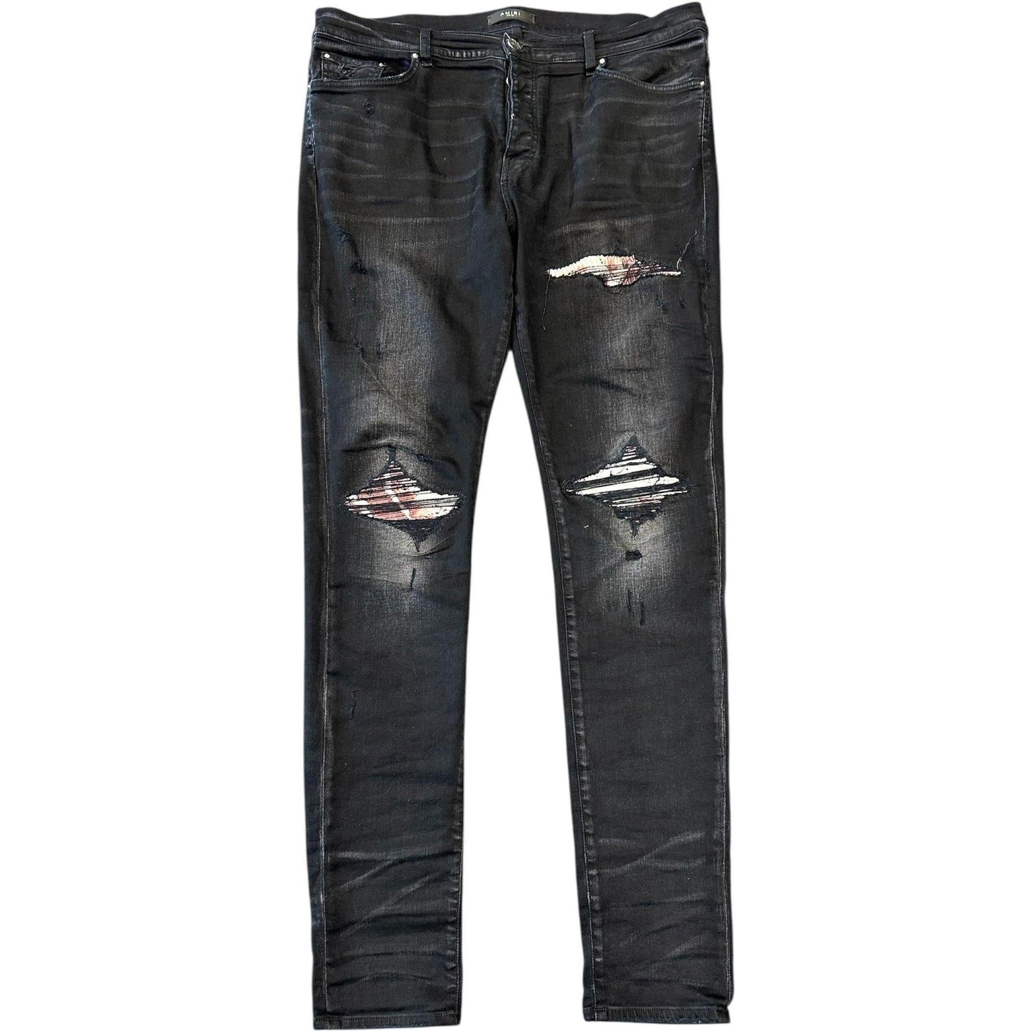Amiri MX1 Tie Dye Ribbed Jeans