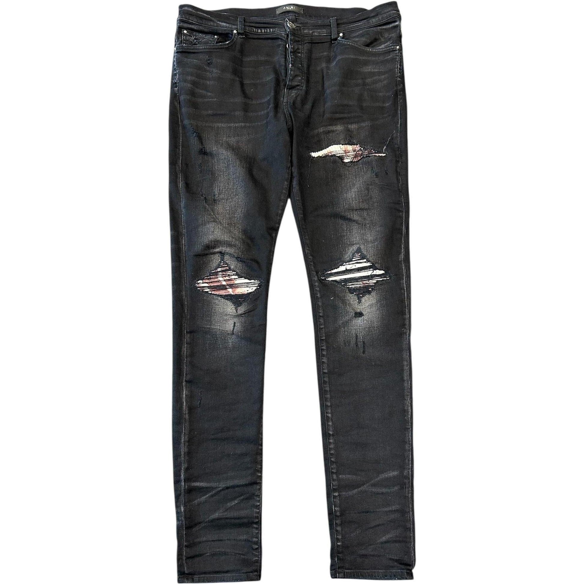 Amiri MX1 Tie Dye Ribbed Jeans