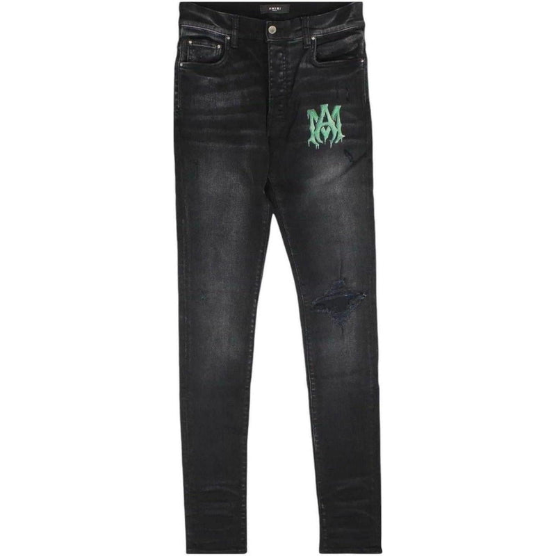 Amiri Watercolor Jeans "Black" - Lightly Worn