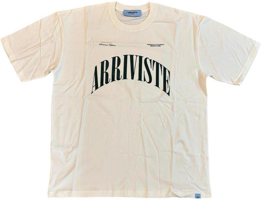 Arriviste Green Arch Tee "White"