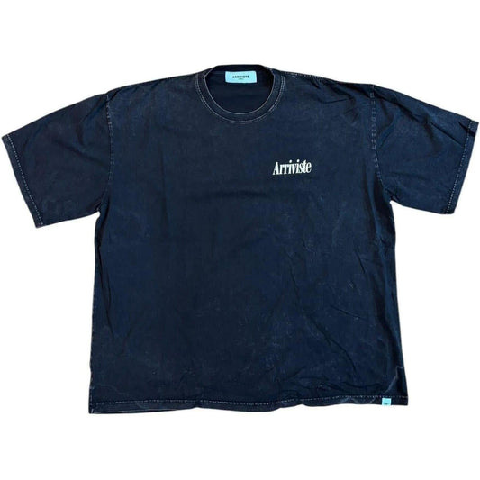 Arriviste Logo Tee "Black Washed"