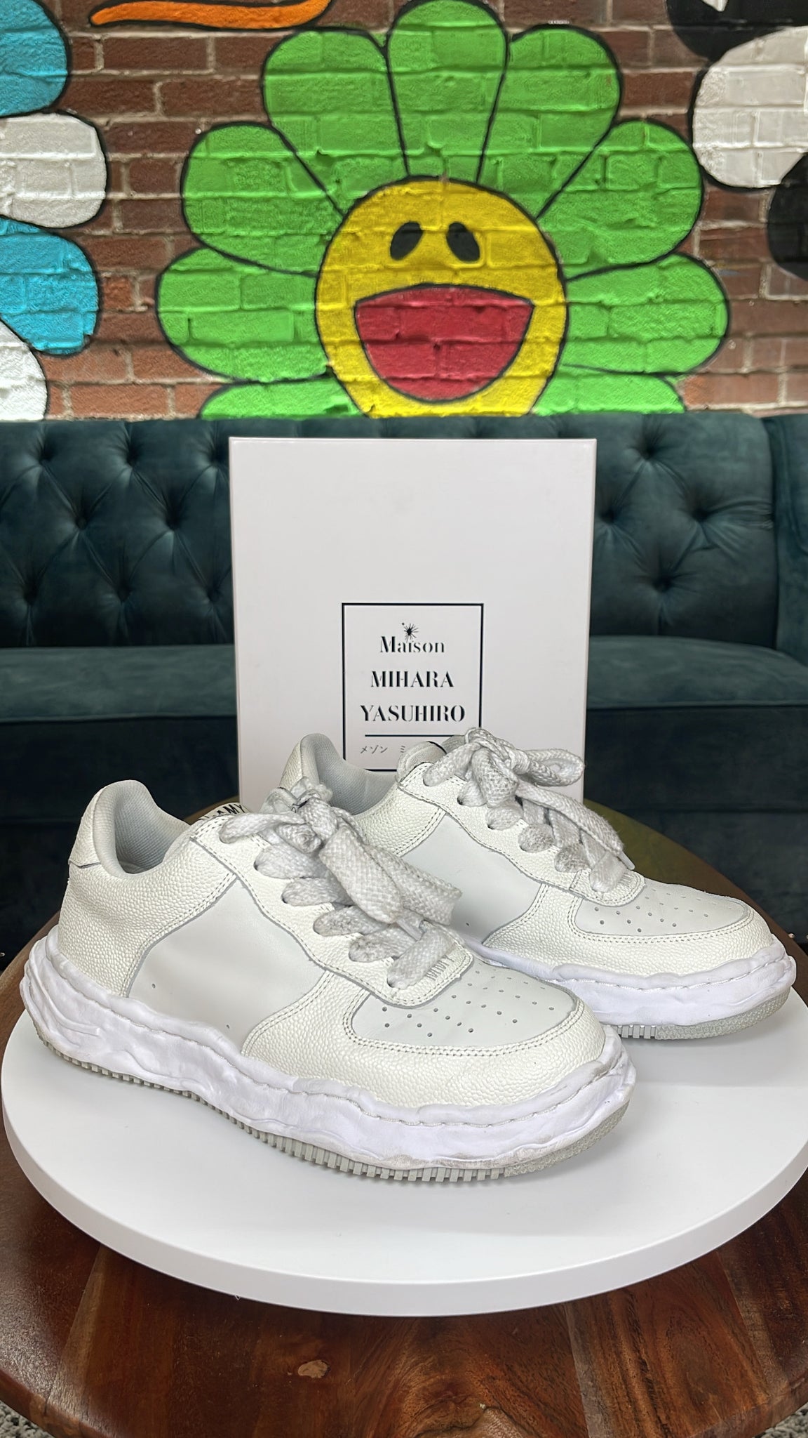 Maison Mihara Melted Wayne Sneaker "White" (Pre-Owned)