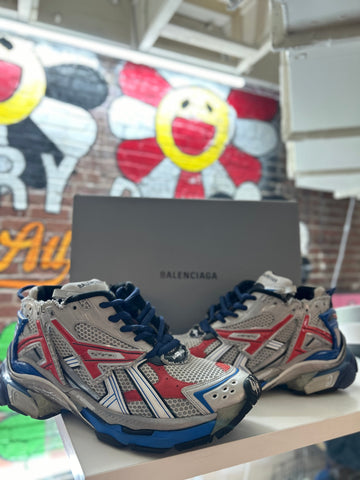 Balenciaga Runners "Red/Blue" - Like New