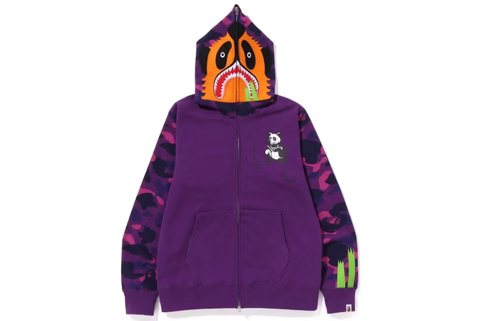 Bape Full Zip Hoodie "Purple"