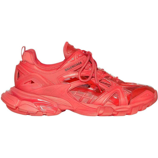 Balenciaga Track.2 Clear Sole Red - Lightly Worn