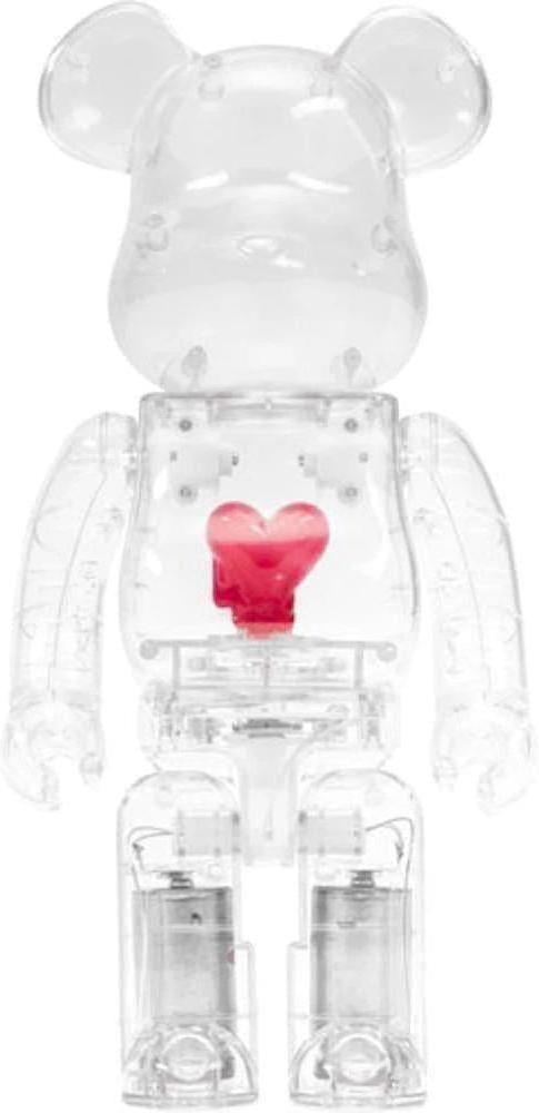 Bearbrick Emotionally Unavailable Heart 400% Clear
