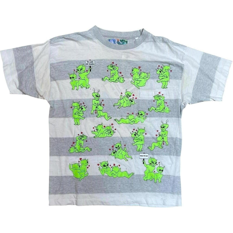 Better With Age Alien Love Tee "Grey/White"