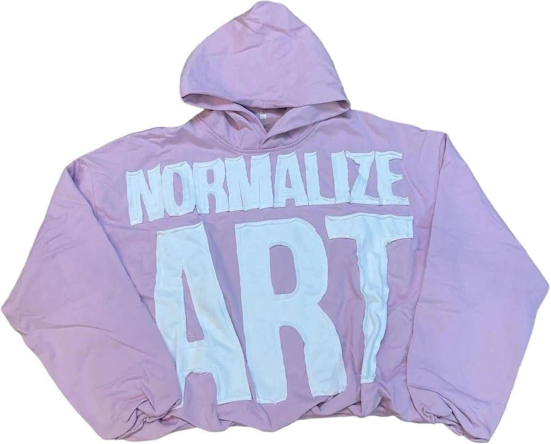 Billionaire Studios Normalize Art Hoodie &quot;Pink&quot;
