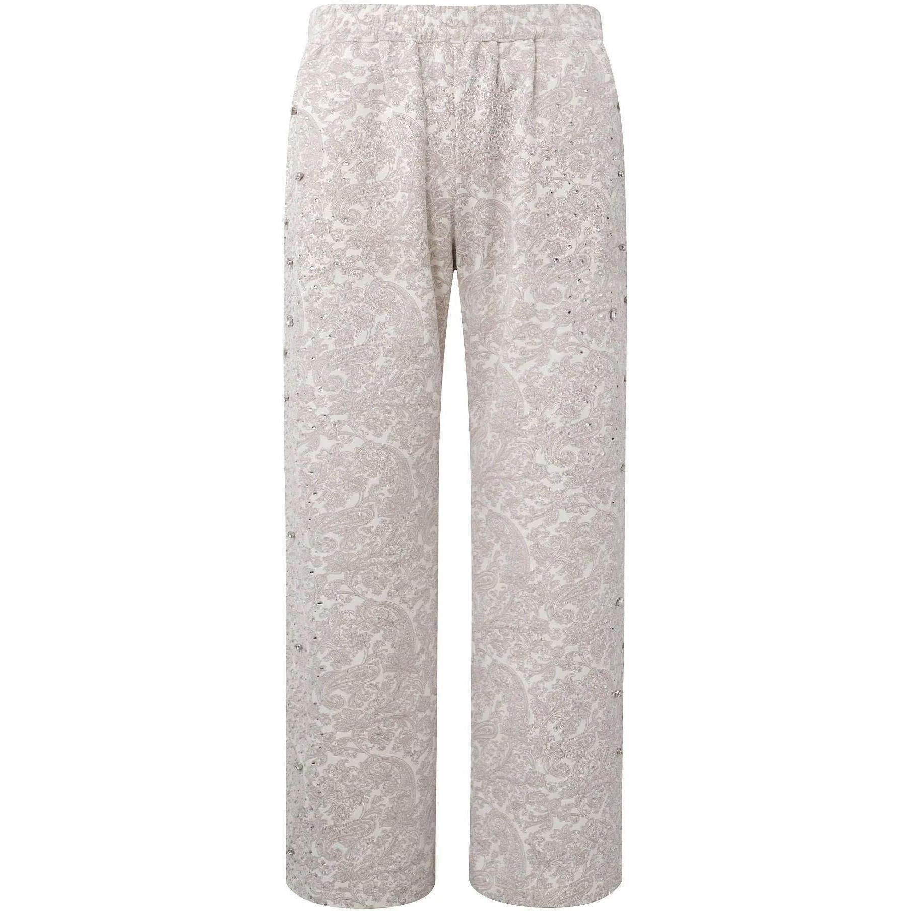 Birth Of Royal Child Cashew Blossom Pearl Sweatpants "White"